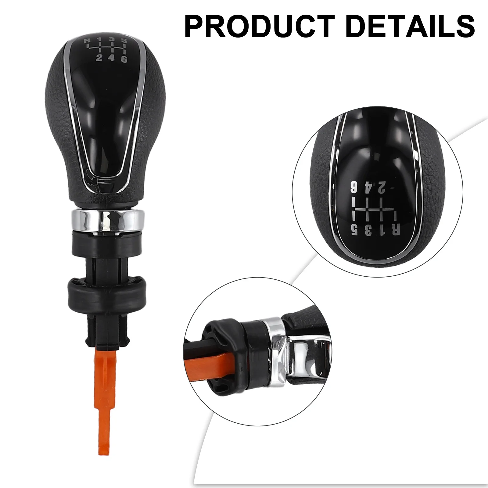 

For OPEL Gear Shift Knob for For ASTRA J & For INSIGNIA A 6 Speed Direct Replacement Verify Compatibility Before Ordering