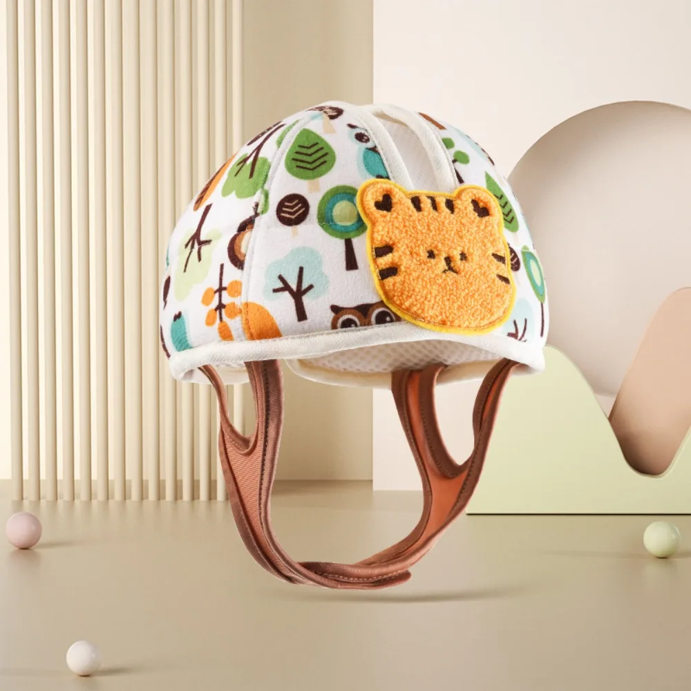 

1-3T Toddler Baby Head Protector Breathable Summer Safety Hat Anti-collision Bear Bunny Baby Prevent Injured Helmet