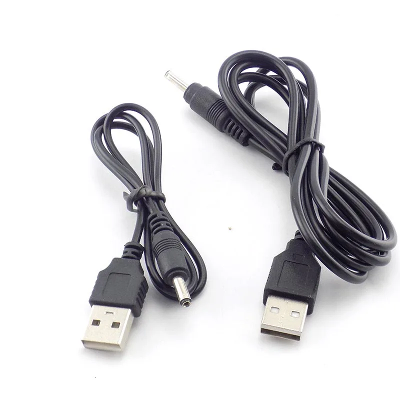 Cabo do carregador USB, 3,5mm, adaptador de alimentação dc, lâmpada principal lanterna, luz da tocha, 18650 bateria recarregável, l19