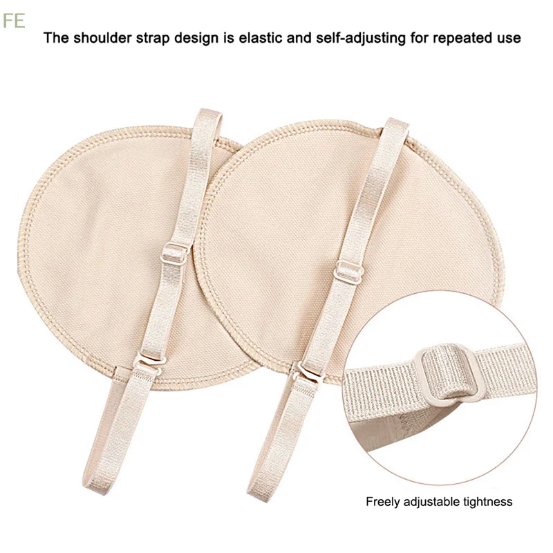 

[F] 1Pairs Sweat Armpit Pads Soft Washable Invisible Cushion Reusable for Outdoor Protector Clothing from Stains/Wetness/Odor