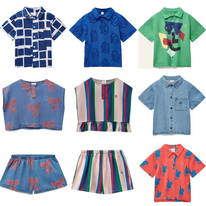 25ss dziecięce topy i spodenki zestawy odzieżowe wyn chłopcy dziewczęta urocze koszulki z nadrukiem koszulki znosić odzież