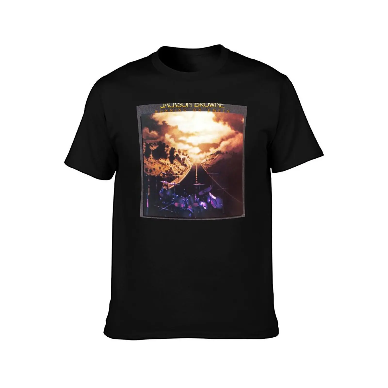 Running On Empty. T-Shirt Daily Work Short Sleeve Top