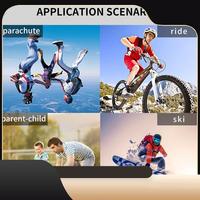 1080P HD Mini Action Camera Portable Digital Video Recorder Body Camera DV Camcorder Sports Camera For Cycling Car-T44C
