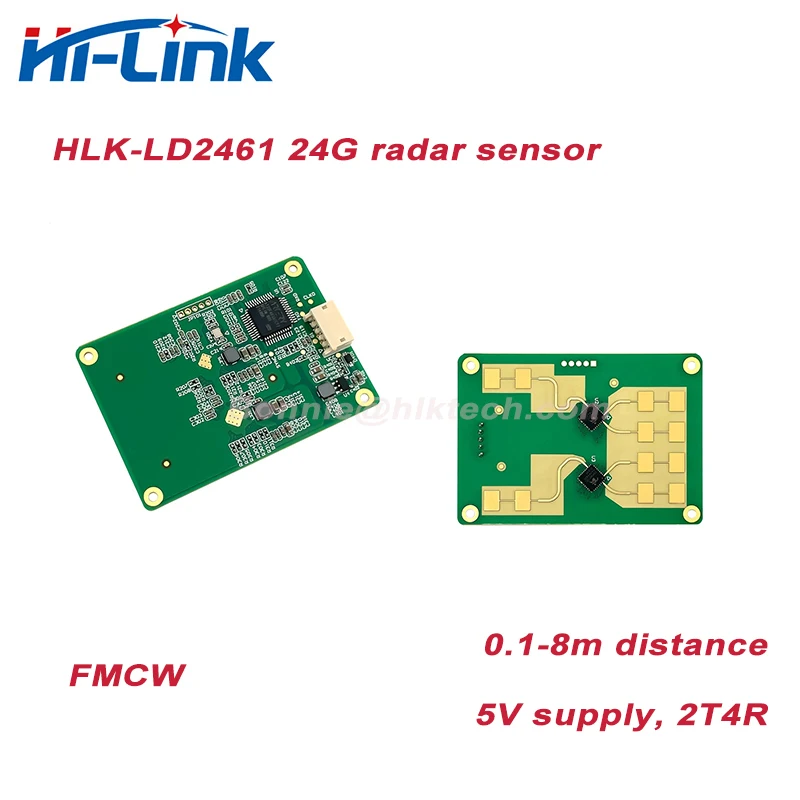 LD2461-Sensor de seguimiento de la presencia humana, dispositivo inteligente para el hogar, módulo de rango de movimiento, HLK-LD2461