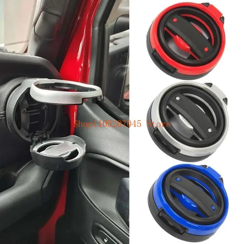 37cd Multifunctional Collapsible Drink Mount High Durability ABS Plastic Materials Sturdy Installation For Off Roading Use
