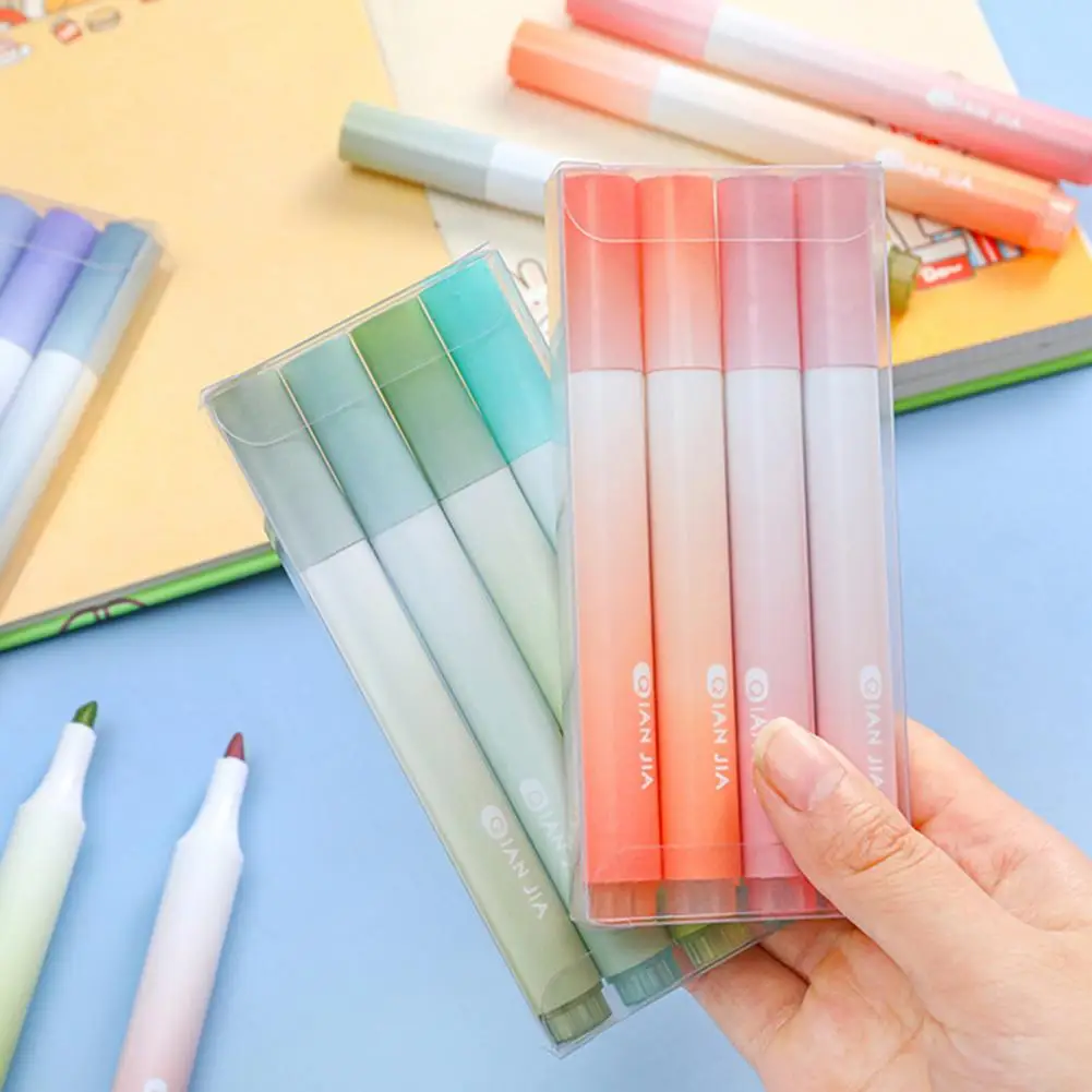 Pennarelli leggeri cancelleria per studenti diversi colori penne Graffiti penne Graffiti multifunzionali materiale scolastico