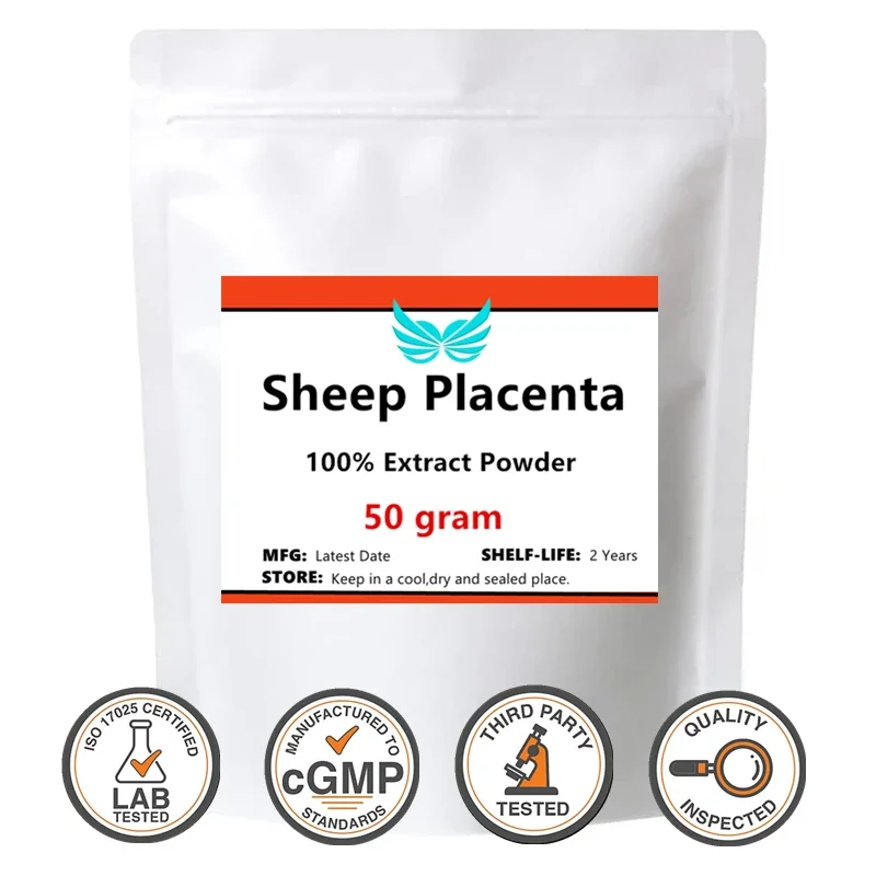 Free Shipping Sheep Placenta Whiten Skin  Remove Spots Sheep Placenta Extract Powder