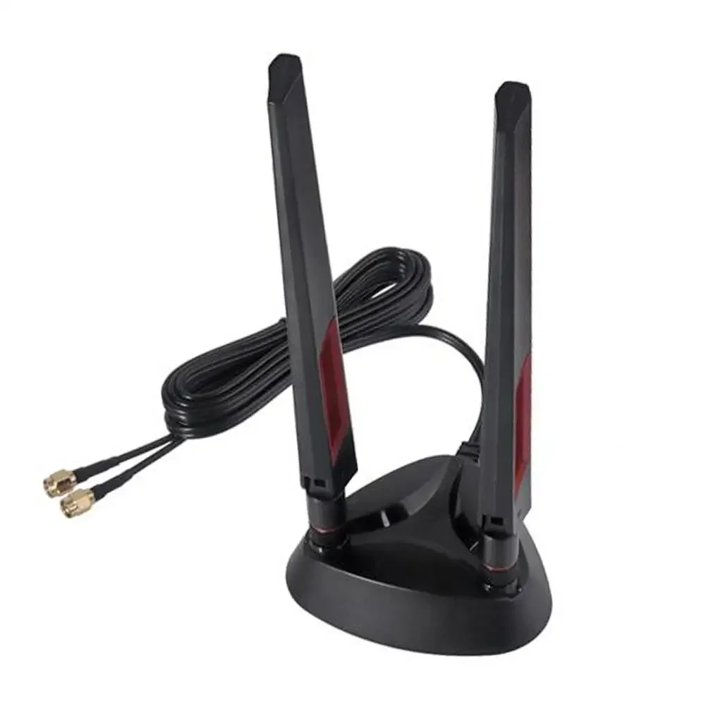 

RPSMA Male Connector with 1 2m Cable for Dual Band WiFi Supports For PCIE Network Cards and Various Wireless Devices