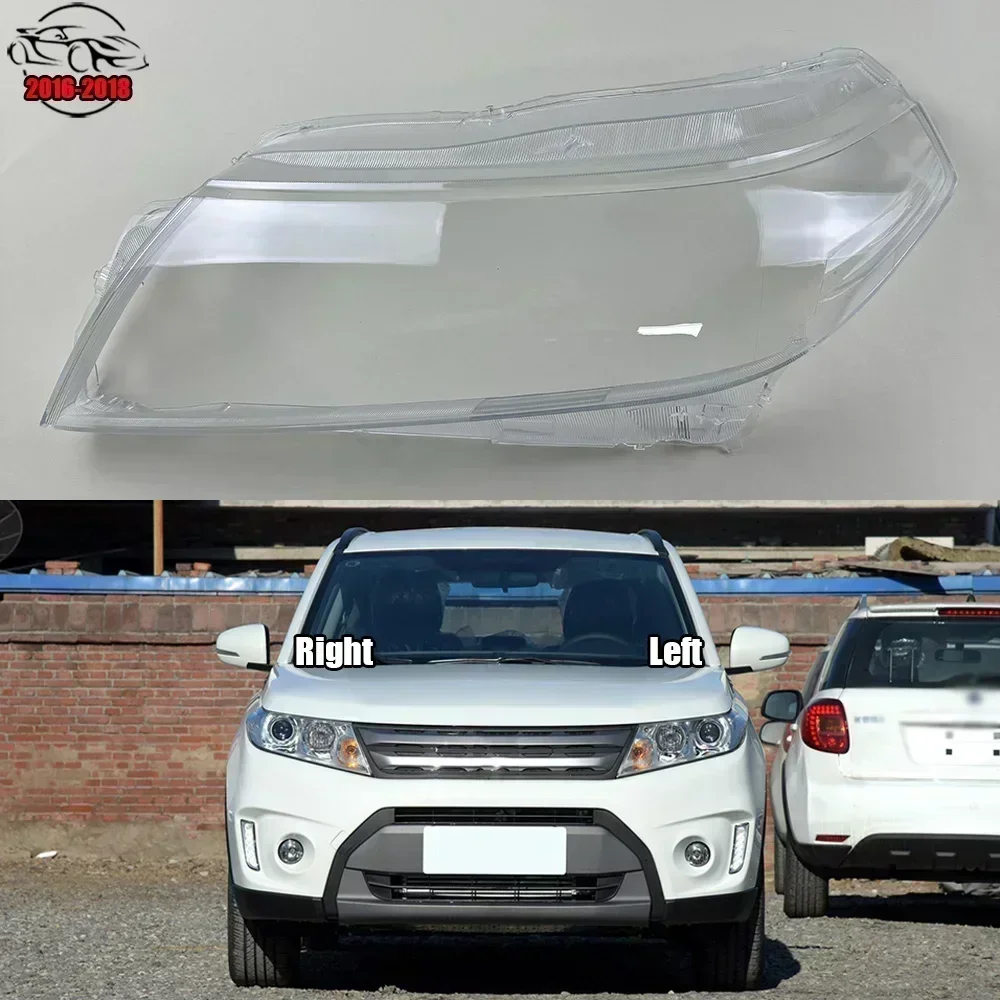 

For Suzuki Vitara 2016-2018 Front Headlight Shell Headlamp Cover Headlight Cover Plexiglass Replace Original Lampshade