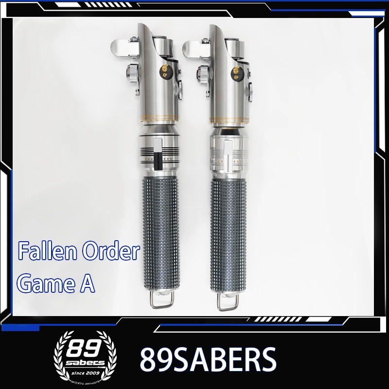 تمديد لعبة 89Sabers Carl A LightSaber: شريحة V3.9 مفتوحة المصدر، مع 19 مؤثرًا بصريًا وصوتيًا، مواد معدنية، دعامة 1:1.