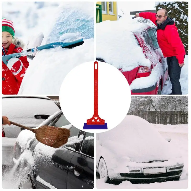 Pala de nieve para coche, raspador de hielo, herramienta de limpieza para parabrisas de vehículo, limpiador automático, accesorios de invierno para coche, eliminación de hielo