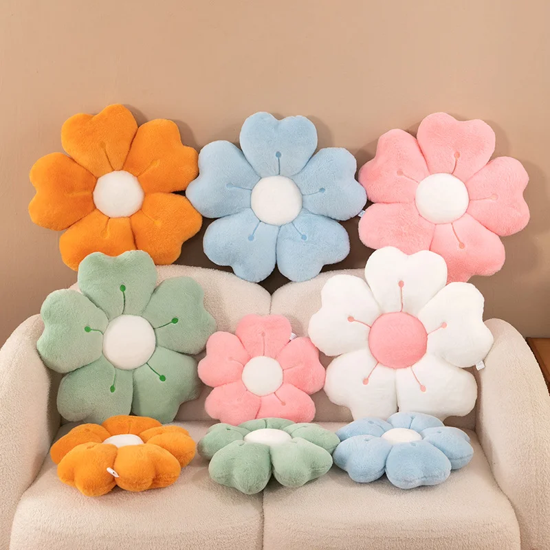 30cm Flower-Shaped Plush Throw Pillow - Comfortable and Cute Mattress and Sofa Decor Cushion Chair Cushion floor cushion！！..