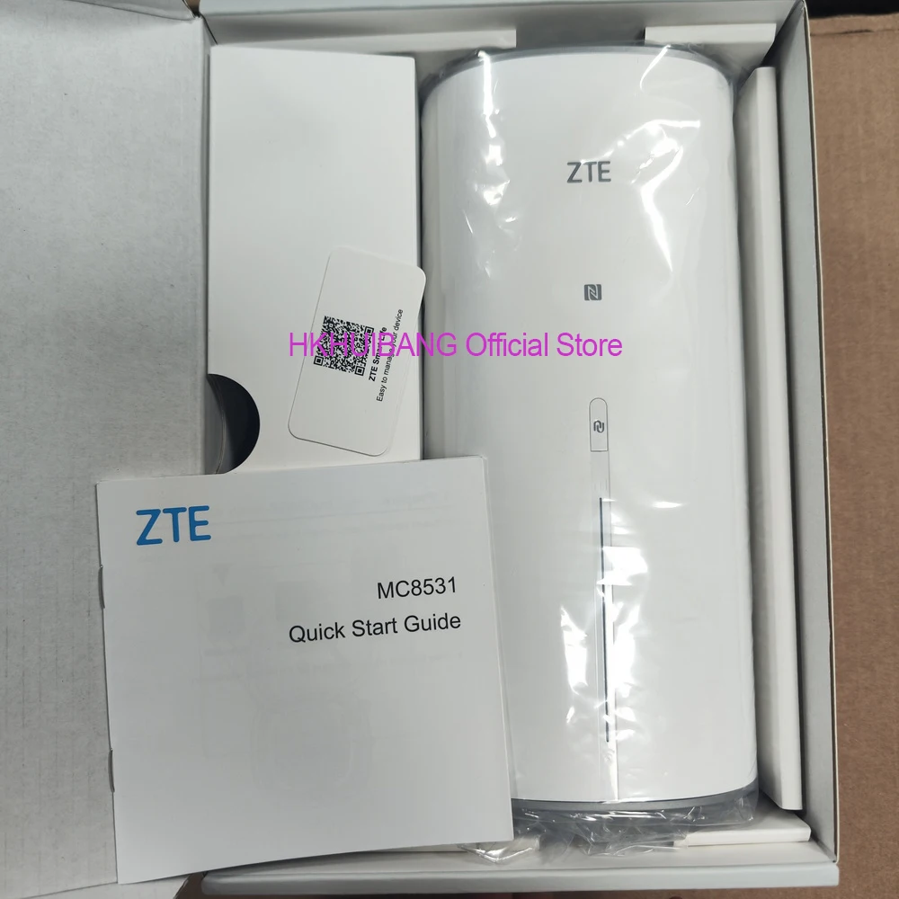 مقفلة 5G CPE ZTE G5 Ultra MC8531 Dual 2.5GE RJ45 Ports WiFi 7 Router BE19000 ثلاثي الموجات 6 جيجا هرتز 5 جيجا 4 جرام LTE بطاقة Sim مودم لاسلكي