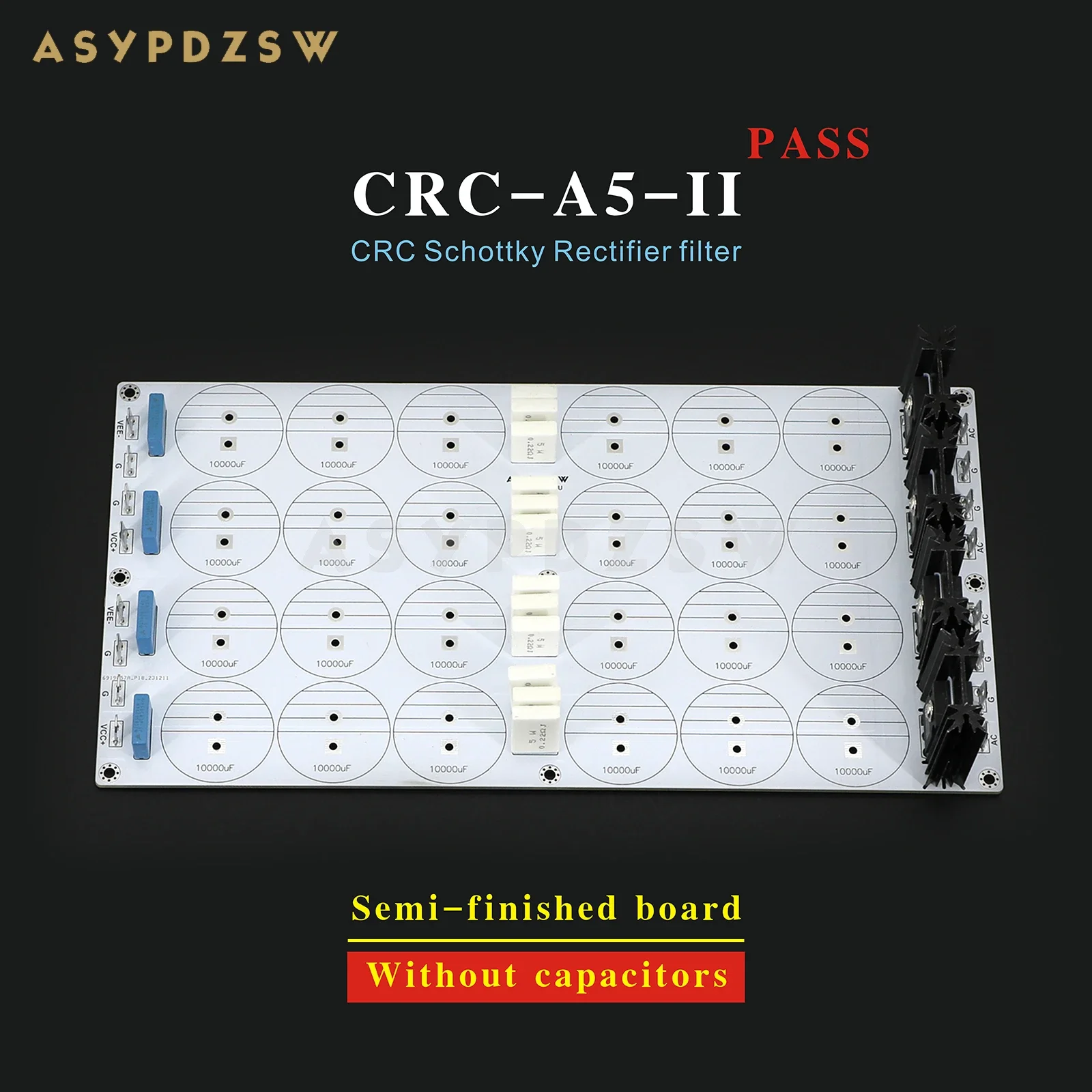 

CRC-A5-II HIFI Pure Class A Amplifier Schottky CRC Rectifier Filter Power Supply Semi-finished DIY Kit/Board For PASS A3/A5