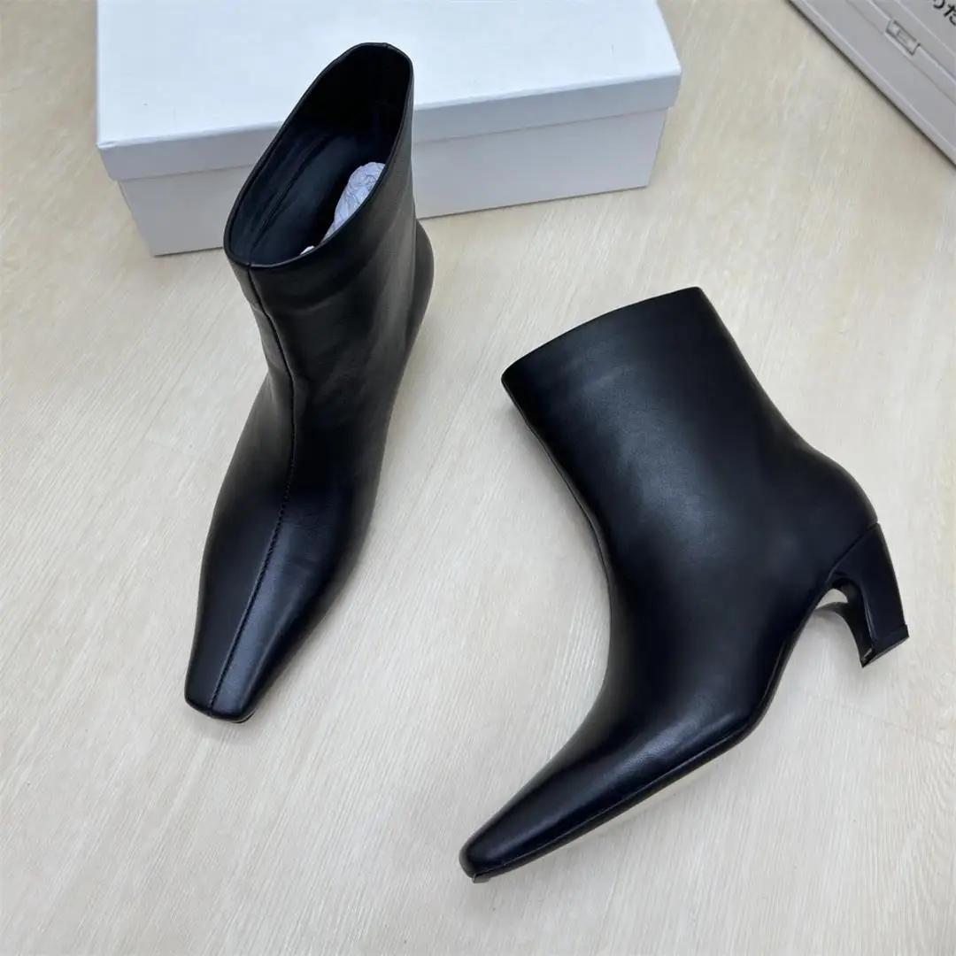 

Женские винтажные женские ботильоны с острым носком, дизайнерская обувь на низком каблуке, короткие сапоги, уличные замшевые короткие ботинки, модные зимние ботинки