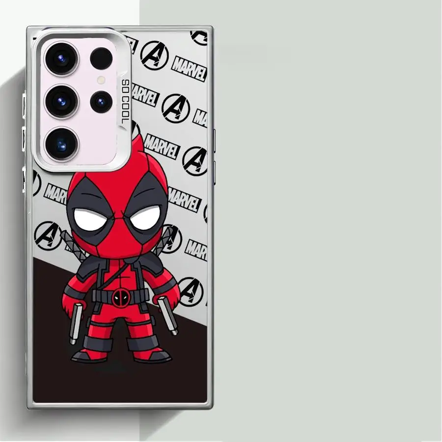 Marvel Deadpool Groot Phone Case for Samsung Galaxy S24 Ultra S23 Ultra S20 S23 FE S22 S20 Plus S21 Note 20Ultra Luxury Cover image 6