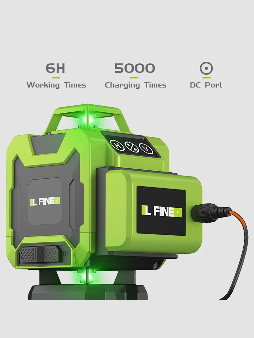Imagem -05 - Lfine-laser Verde Cruz Horizontal e Vertical com Controle Remoto Níveis de Laser 4d 16 Linhas Linhas Nível Laser Auto-nivelante 360