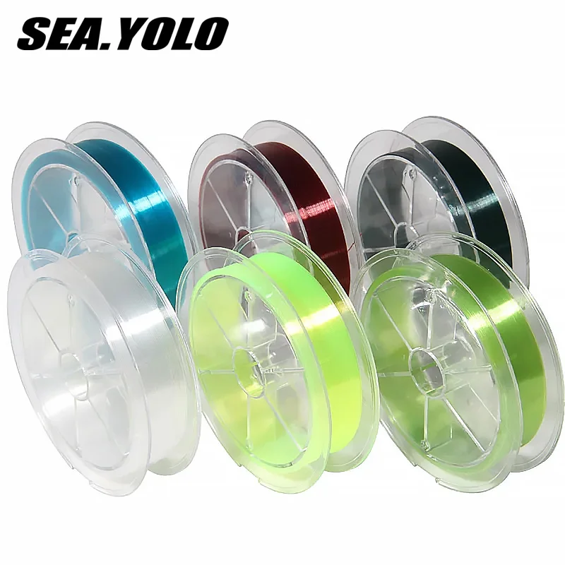 

Sea Yolo 100M 0.14mm-0.5mm 3.34LB-20.28LB Japan Multiple Color Nylon Fishing Line Super Strong Monofilament For Carp Fishing