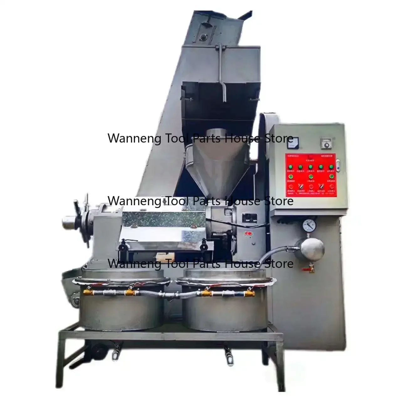 Farm 50kg/h Sunflower Screw Cold Pressed Peanut Soybean Olive Seed Rape Oil Screw Squeeze Press Machine