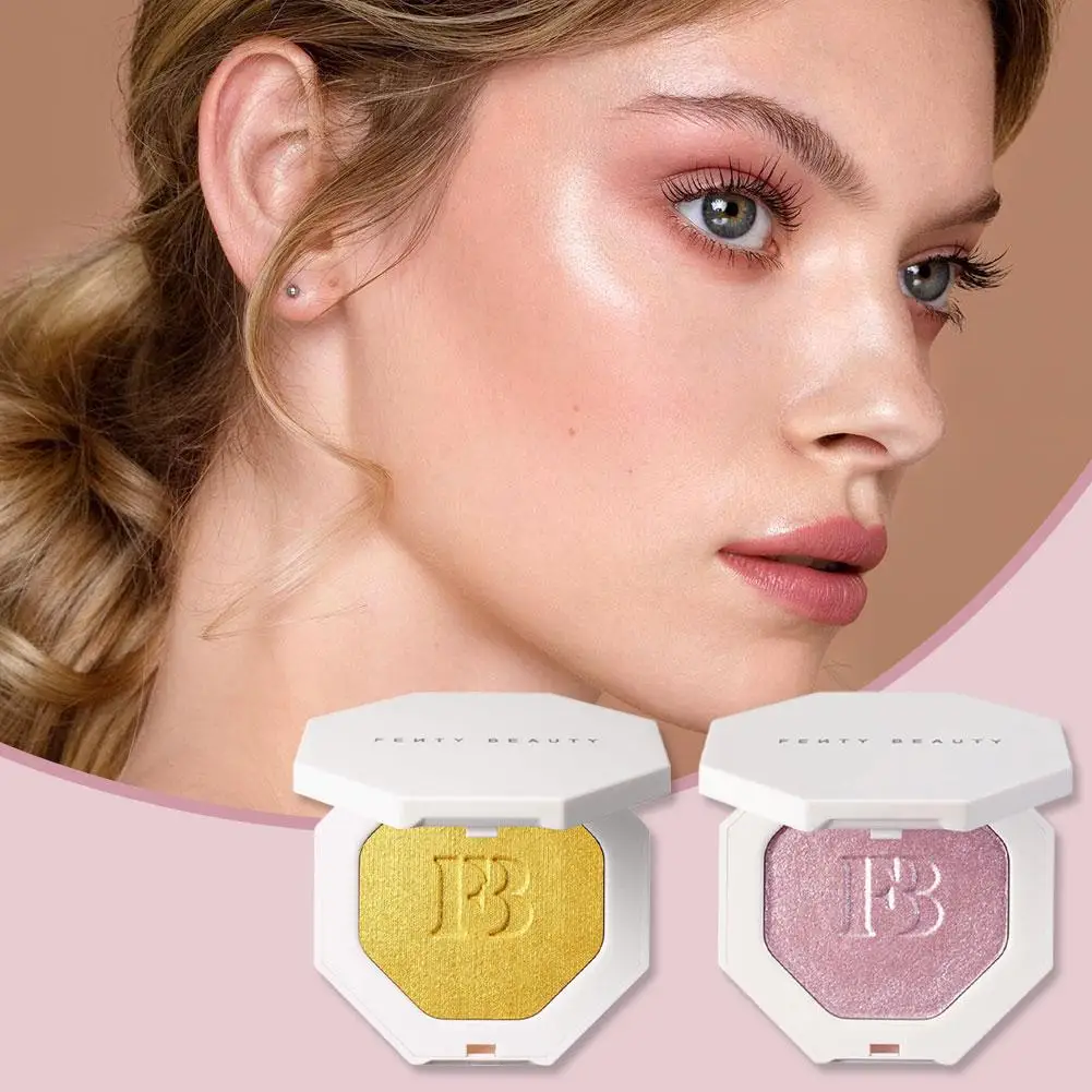 تسليط الضوء على مسحوق فضفاض طويل الأمد ماكياج أحادي اللون الأساس السائل الفتيات مستحضرات التجميل المخفي مسحوق تبييض #1