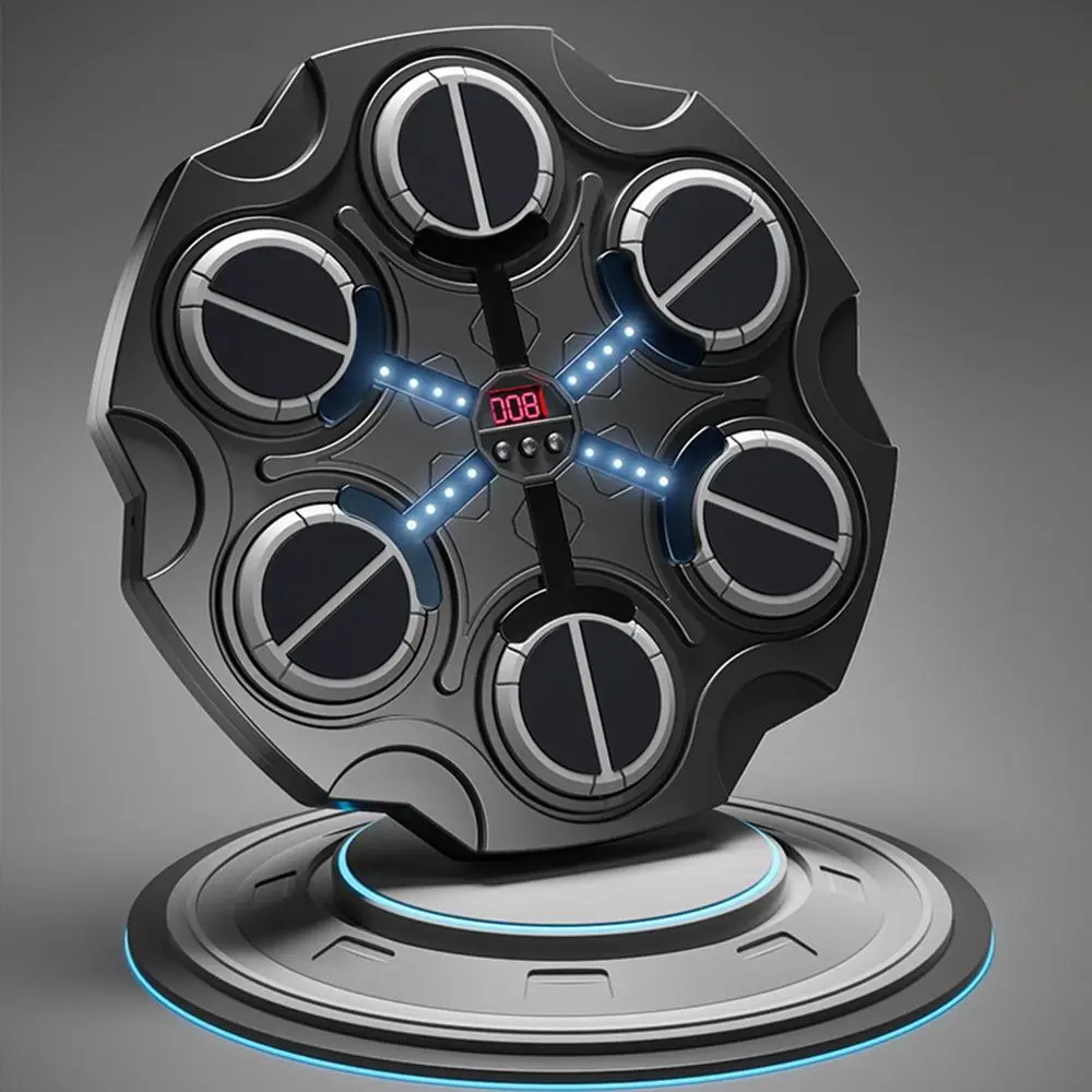 

Wall Mounted Smart Music Boxing Machine Thickened No Drilling Installation Boxing Electronic Target Volume Adjustment