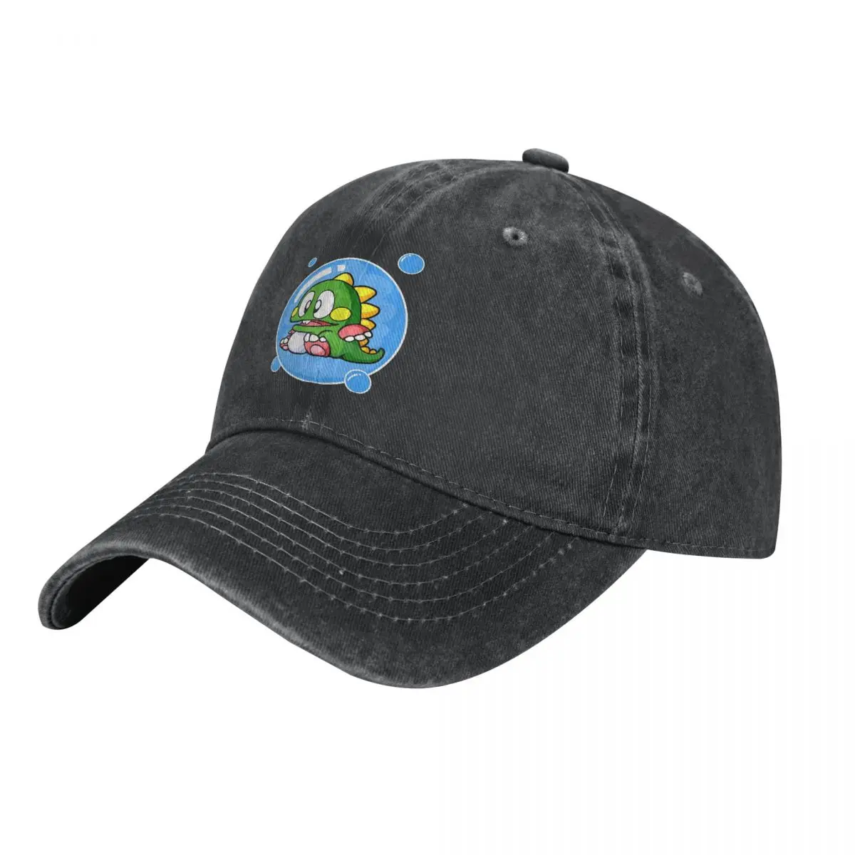 Washed Men's Baseball Cap Bubble Bobble Trucker Snapback Caps Dad Hat Golf Hats