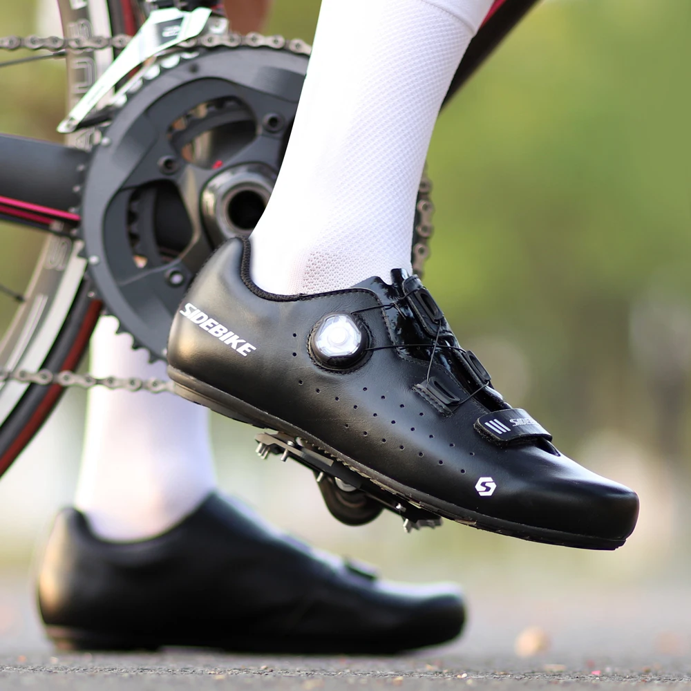 Sidebike Blue Black Cycling Clip in Shoes Men\'s Size 8 Women’s Size 9 SD-003 Sidebike mtb shoes mountain bike non-lock leisure road bike  main image 4