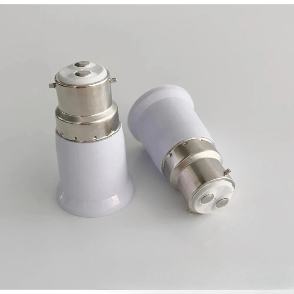 10 Pcs Durable Long-time Using B22 To E27 Screw Lamp Holder Convenient Conversion Converter Lamp