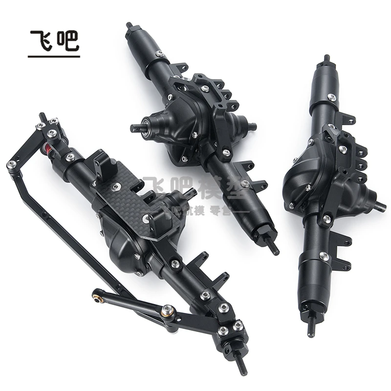 

Metal Front and Rear Axle Assembly for 1/10 RC Crawler Car AXIAL SCX10 II 90046 VS4 JIMNY Jeep Chevrolet G63 Car DIY Accessaries