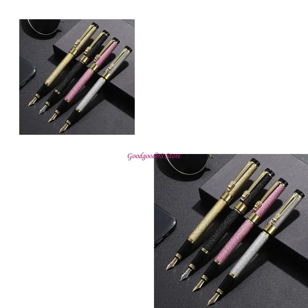 

Business Students Fountain Pen 0.5mm for Extra Fine Metal Nib Pen Pe