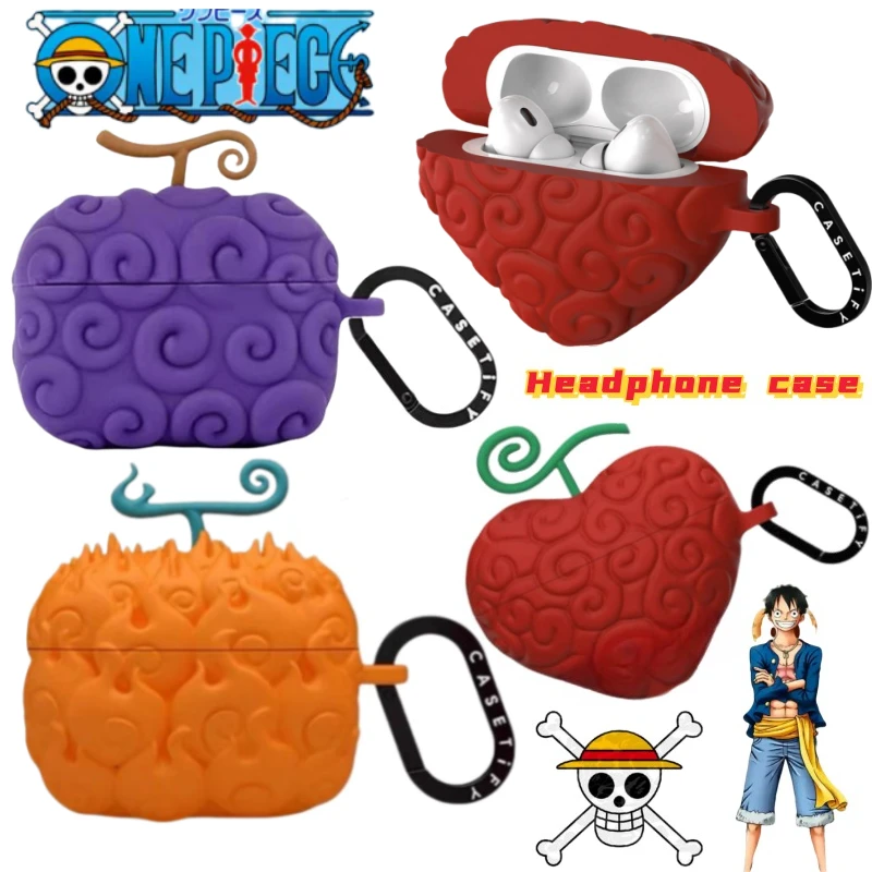 

One Piece Cartoon Cute Headphone Covers Comfortable and Personalized AirPods pro Series Headphones Anti-fall Protective Cover