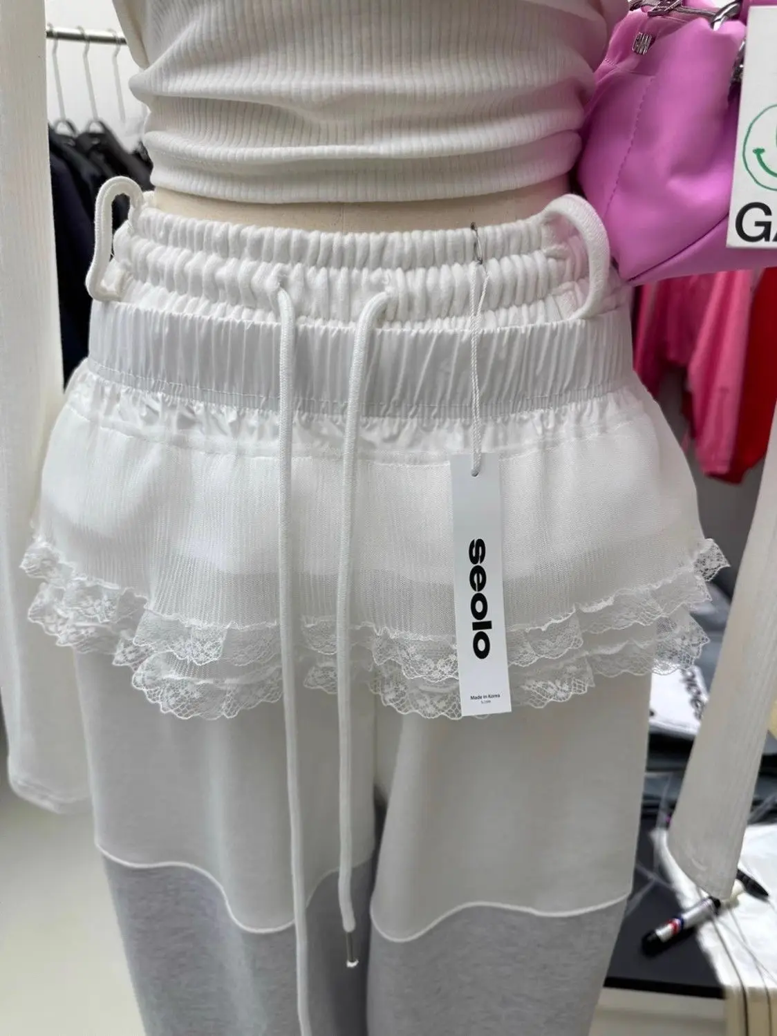 

Onalippa Design Sense Niche Women Clothing 2025 Early Spring New Style Ballet Girl Elastic Half Layered Short Skirt
