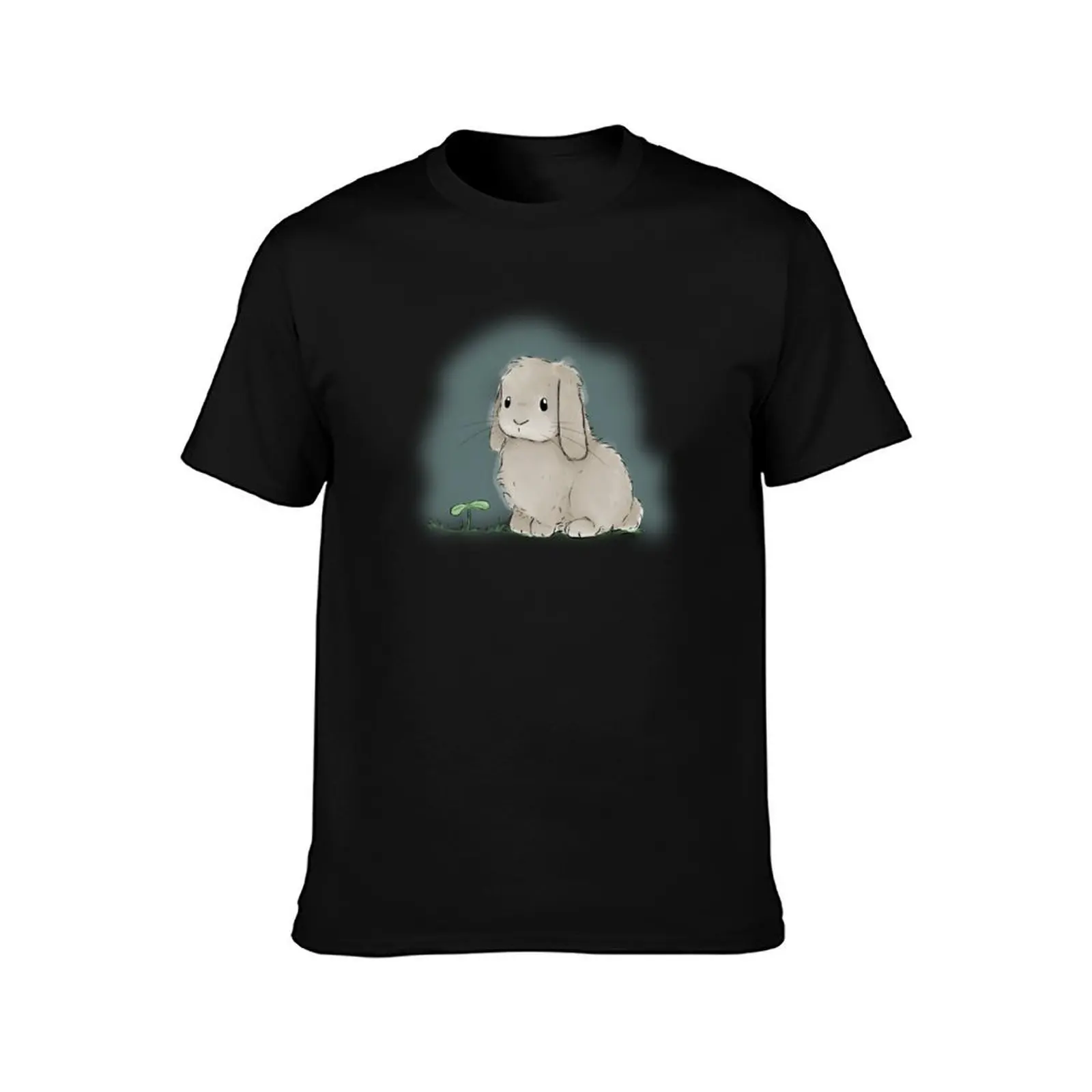 Thoughtful bunny T-Shirt plus size tops cute clothes t shirt for men