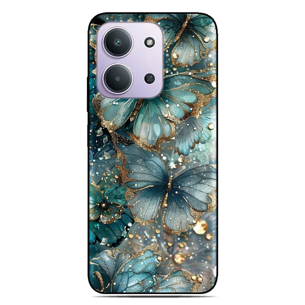 Design Farfalla Della Copertura Posteriore Per Sony Xperia 10 1 VII VI 5 II III IV V 2023 XZ5 XZ4 XZ3 XZ2 Compact XA1 XA2 TPU Cassa Del Telefono Morbida