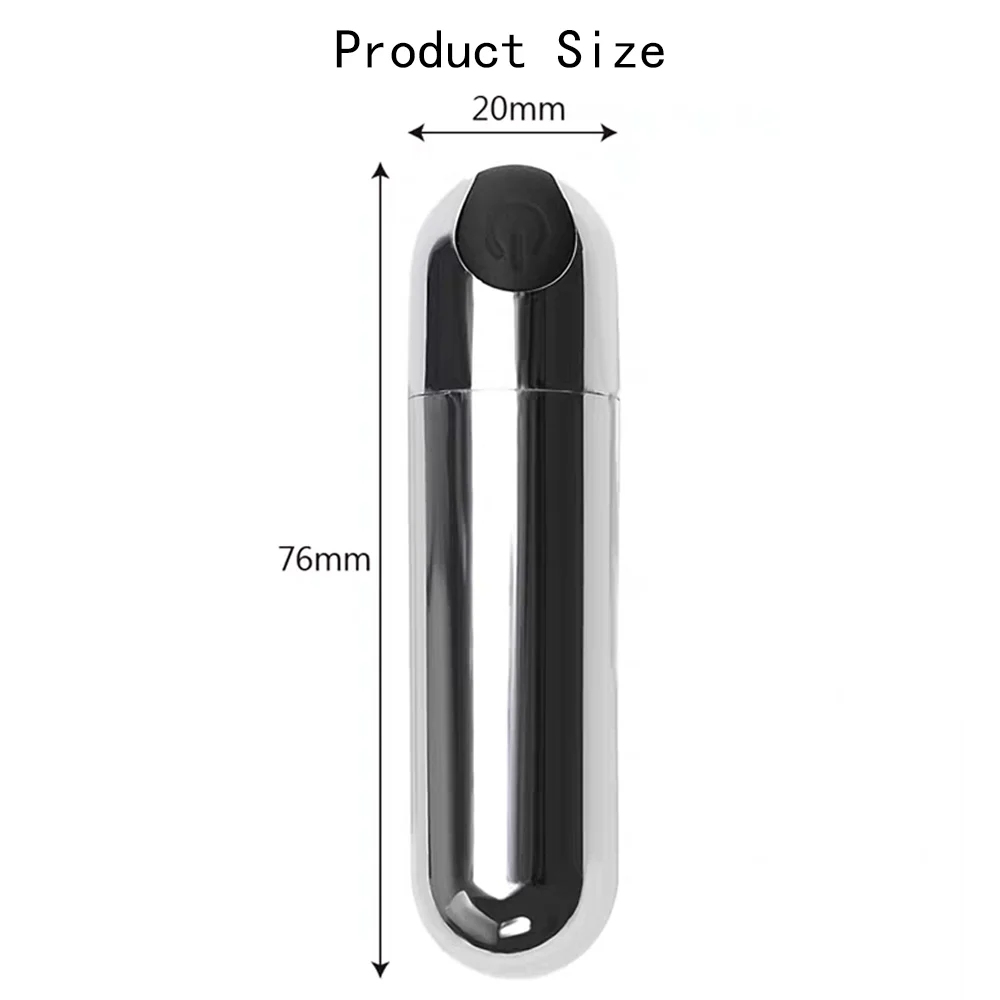 Mini Bullet Vibrator For Female Rechargeable Pocket Dildo G Spot Masturbator Stimulating Nipples Massager For Women Sex Toys