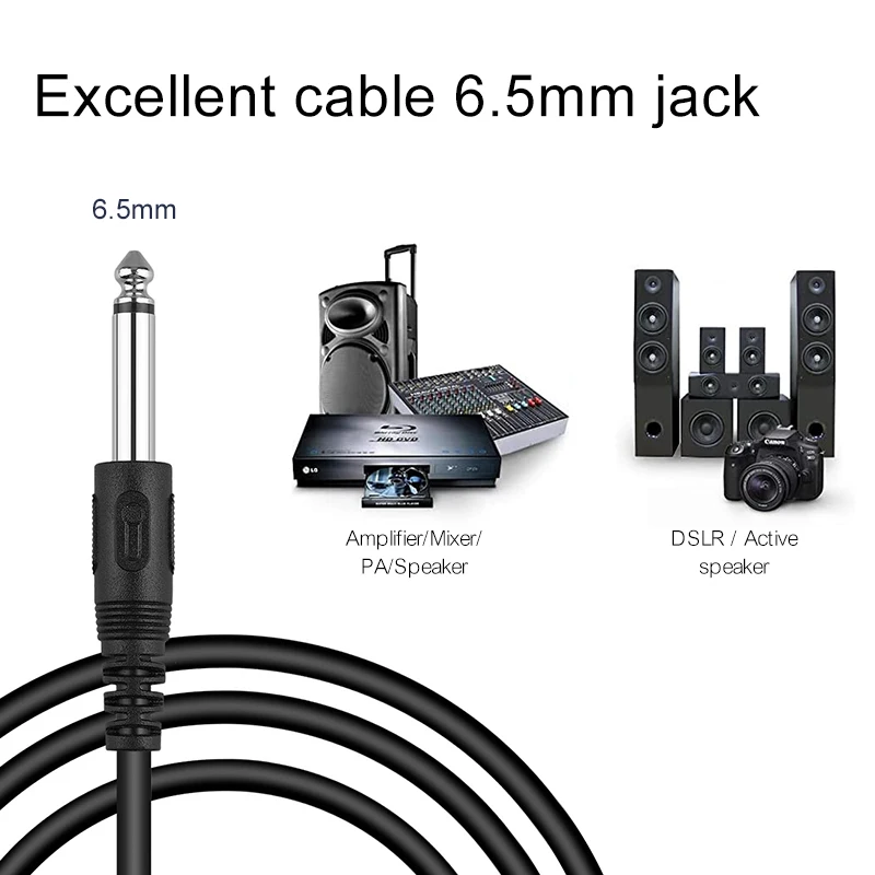 Portable 6.5mm Stereo Studio Mic KTV Karaoke Mini Microphone For Cell Phone Laptop PC Desktop Wired Uni-directional Handheld Mic