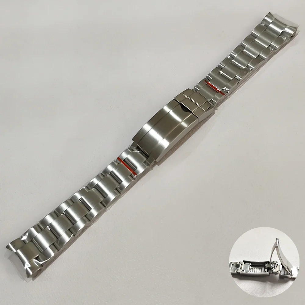 For NH34 GMT Case 39.5mm Fits AlphaExplorer Model Watch Replace Cases Stainless Steel Sapphire Glass Material Men Watches Parts