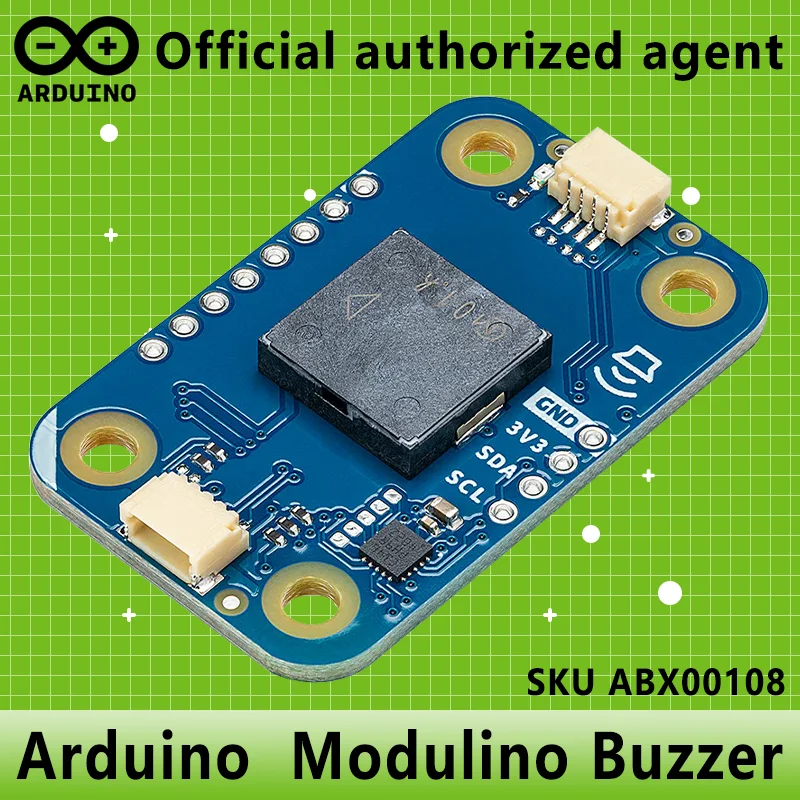 Modulino Buzzer ABX00108 Authentic Italian product Sound alarm system music Arduino UNO R4 WiFi Plug and Make Kit