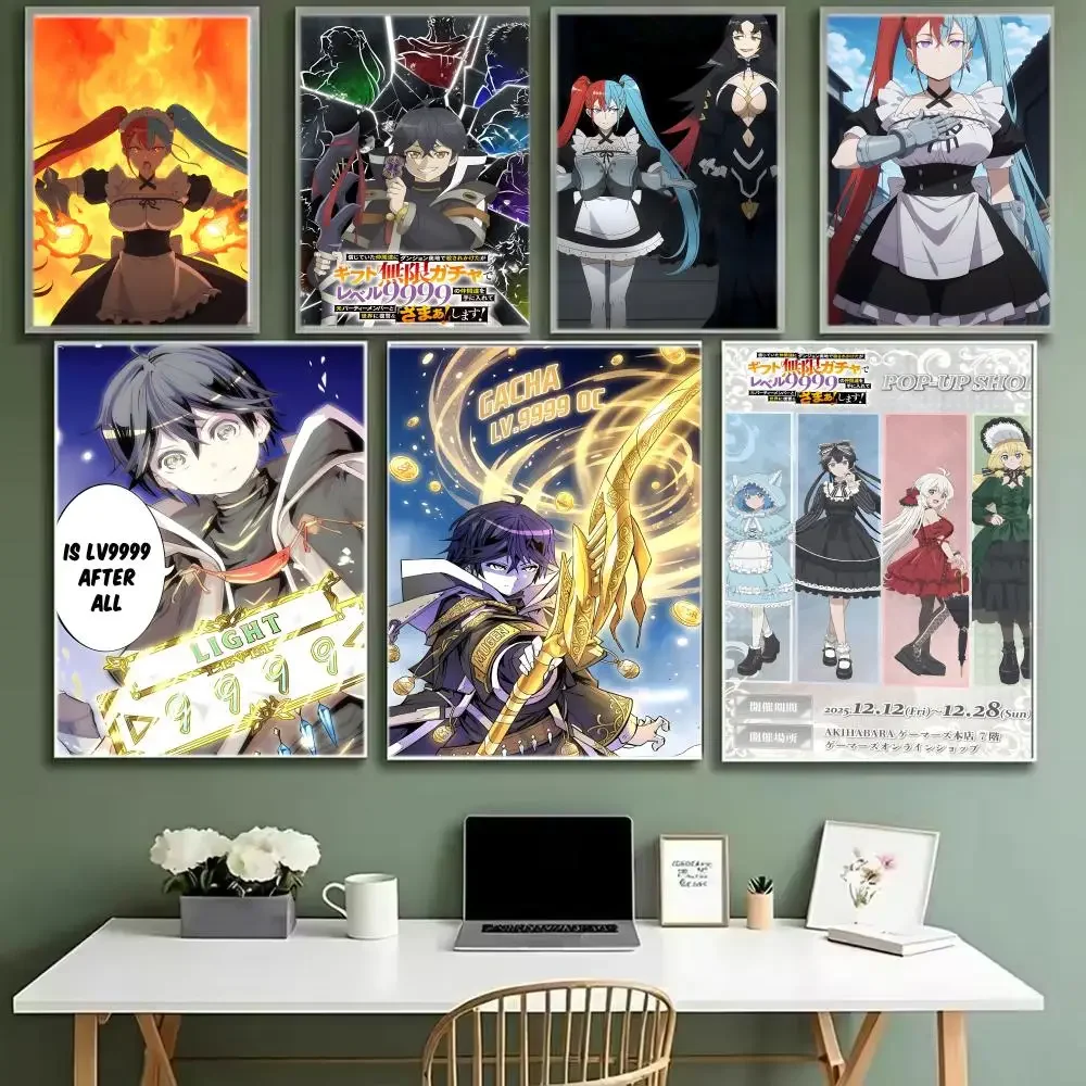 Anime M-Mugen G-GachaS Poster Iconic Poster Wall Art Print Poster Decorative Mural Home Decor Gift Unframed