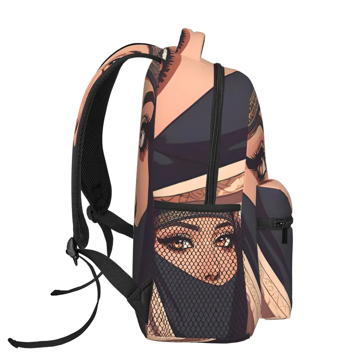 Saudi Women Backpacks Boys Girls Bookbag Students School Bags Cartoon Travel Rucksack Shoulder Bag Large Capacity