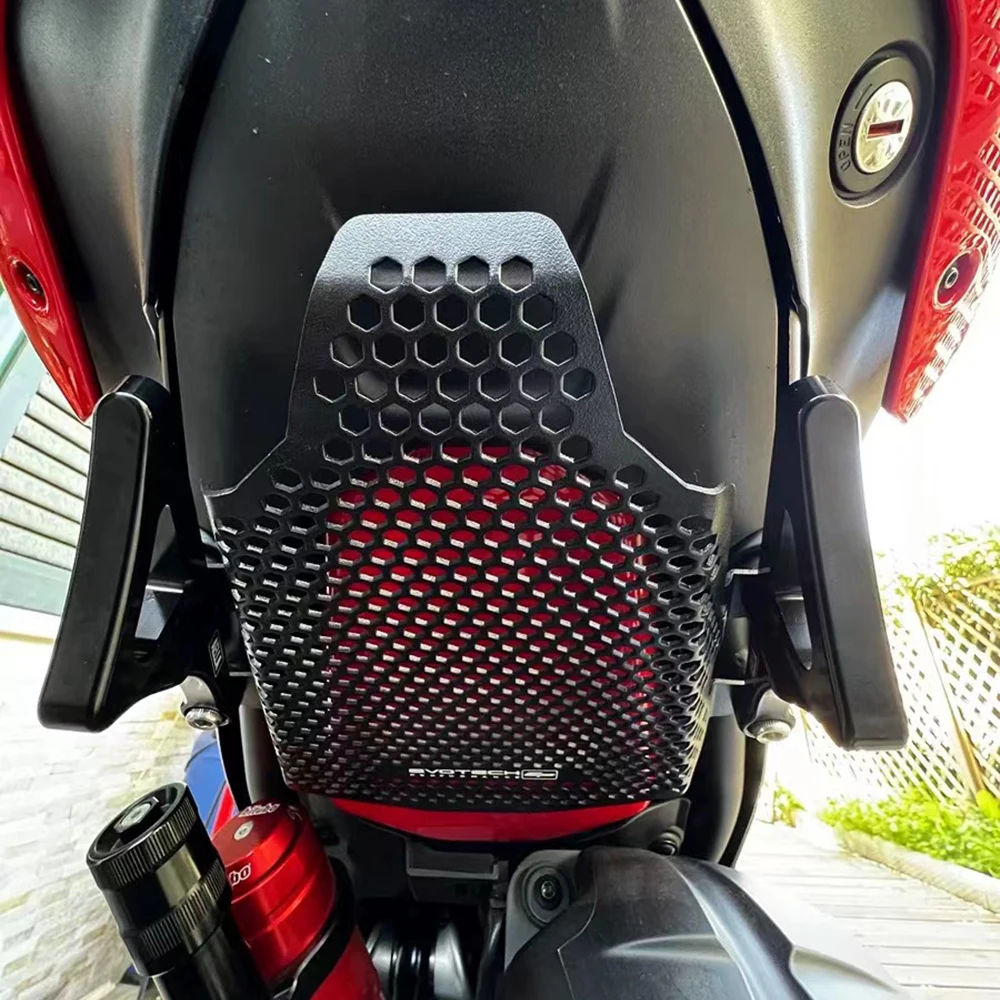 Kit di rimozione del piolo del Pillion della griglia del serbatoio della protezione del coperchio del serbatoio del carburante del motociclo per Ducati PANIGALE V4 V4R V4S 2018 +