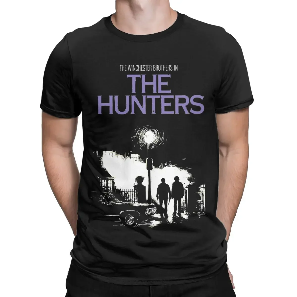 The Hunters Supernatural & The Exorcist Men T Shirts Casual Tees Short Sleeve O Neck T-Shirts Cotton Original Clothes