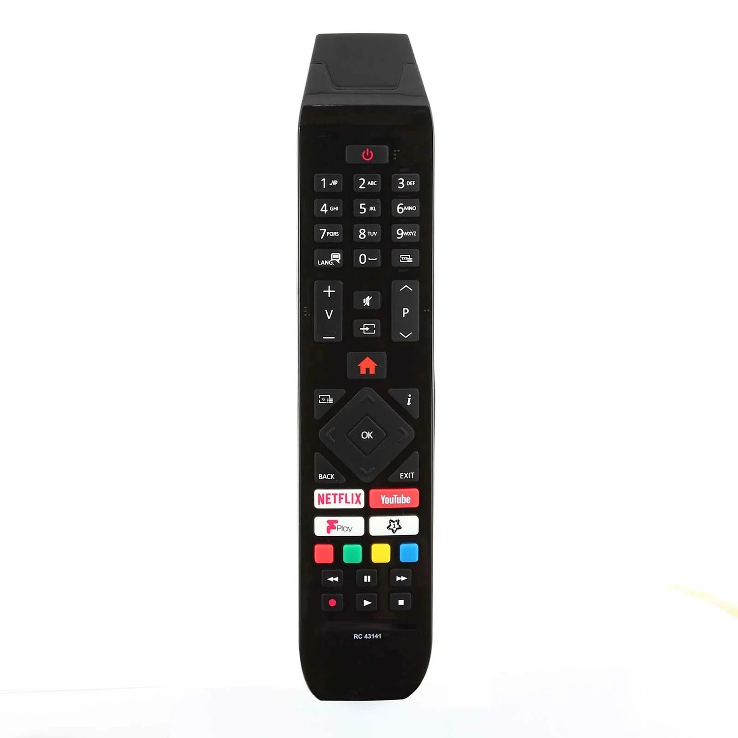RC-43141 Remote Control Replace for Hitachi TV 32HEV210U 32HEV220U 32HB26J61U 50HK25T74UH