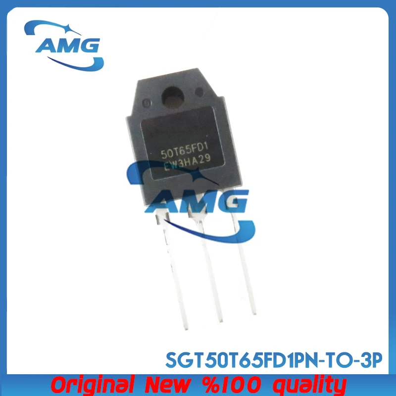 5PCS SGT50T65FD1PN Insulated Gate Bipolar Transistor 50A 650V Apply Welding Machine SMPS 50T65FD1 IGBT TO-3P