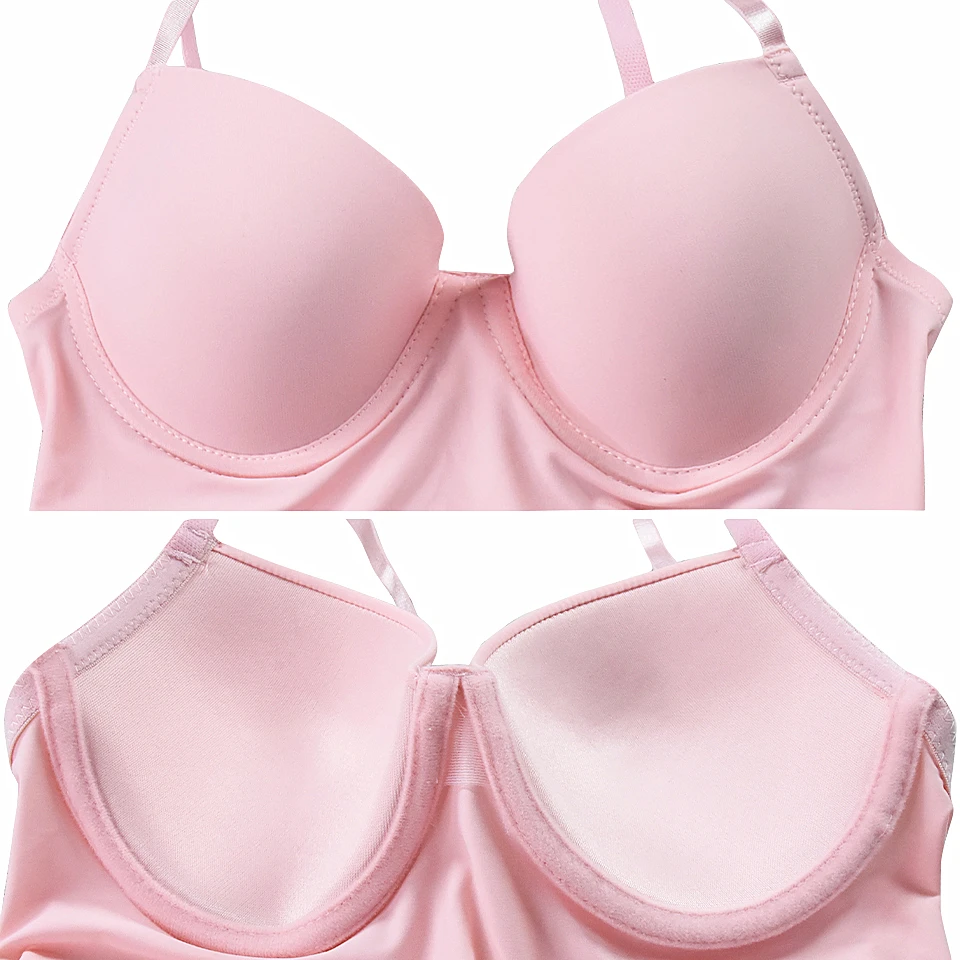 Weißer Bügel-Bodysuit für Damen, formgebend, dehnbar, einfarbig, seidig, Unterwäsche, Bodysuits, Shapewear – Detail 20
