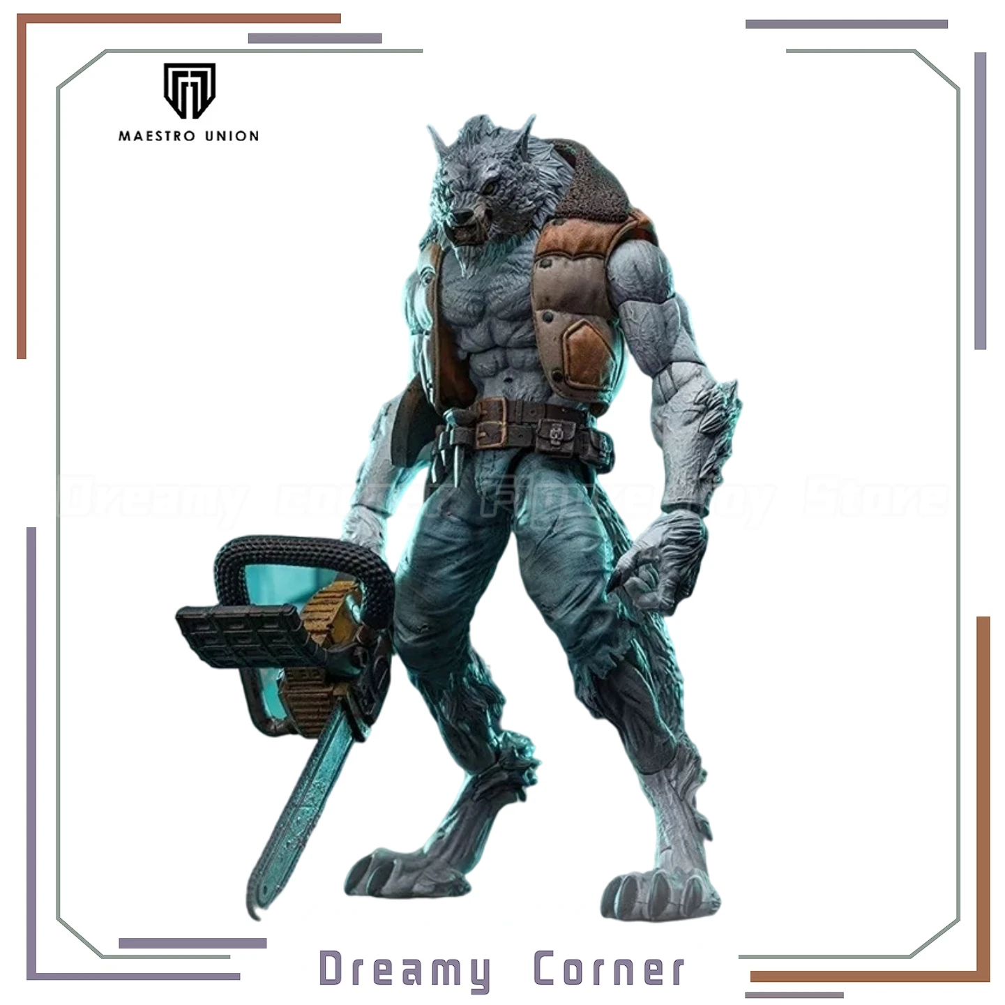 【En Stock】Original Maestro Union Furry Planet FP002W White Wolf Veteran William 1/12 modelo de figura de acción Juguetes