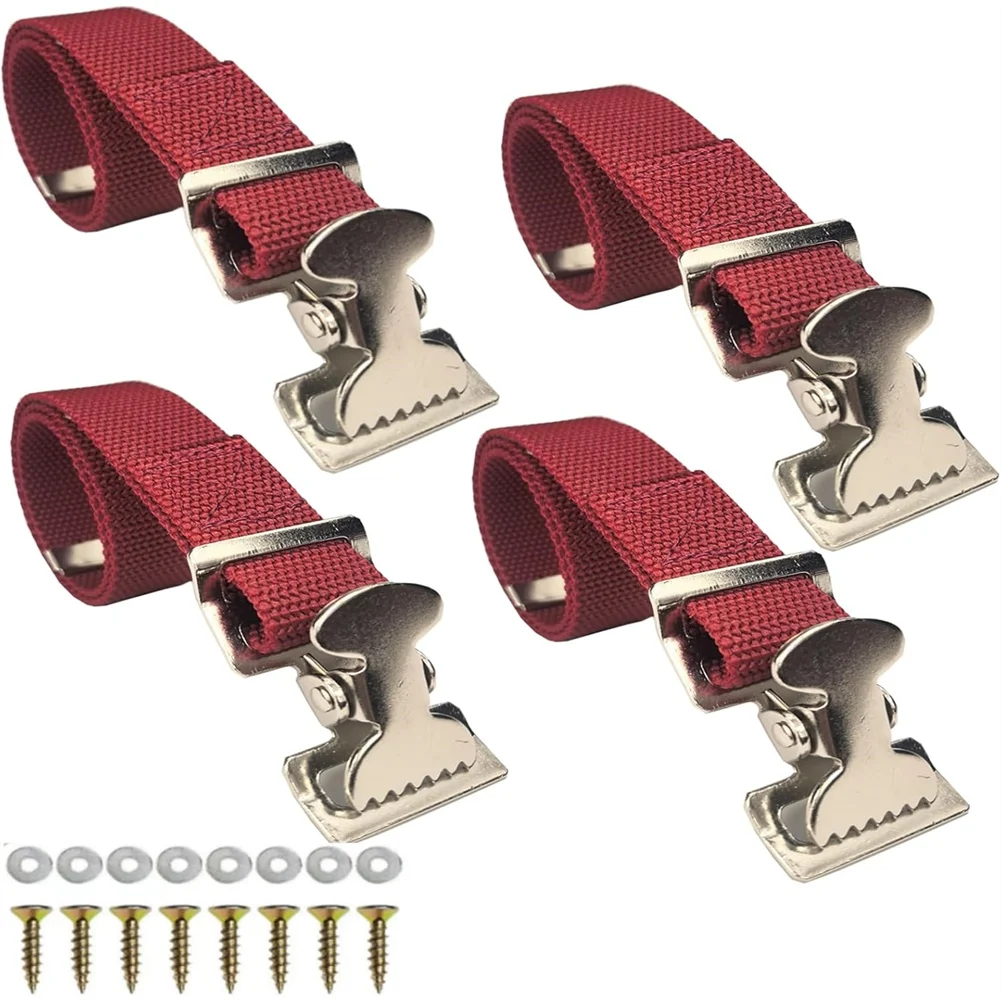 DT35BG Universal Drywall Stilt Replacement Straps (4PCS) - Adjustable Nylon Leg Straps for Secure & Comfortable High Work