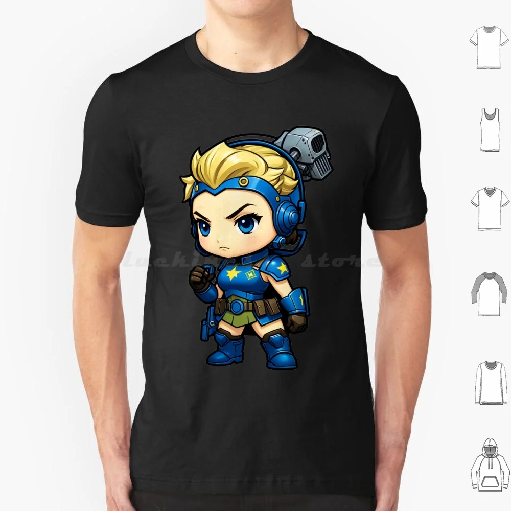 Chibi : Small Scale Adventures T Shirt Cotton Men Women DIY Print Chibi Video Game Small Scale Fanart Boy Mutants Wilderness