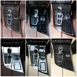 For BMW 5 Series F10 2011-2017 520li 525li 530li ABS Car Center Console Gear Shift Panel Cover Trim Stickers Car Accessories