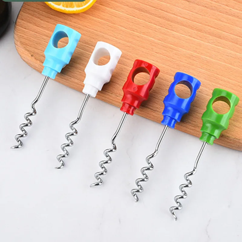 Creative Pen Design Wine Corkscrew Opener Plastic Mini Simplicity Portable Bottle Openers Kitchen Gadget Party Gift